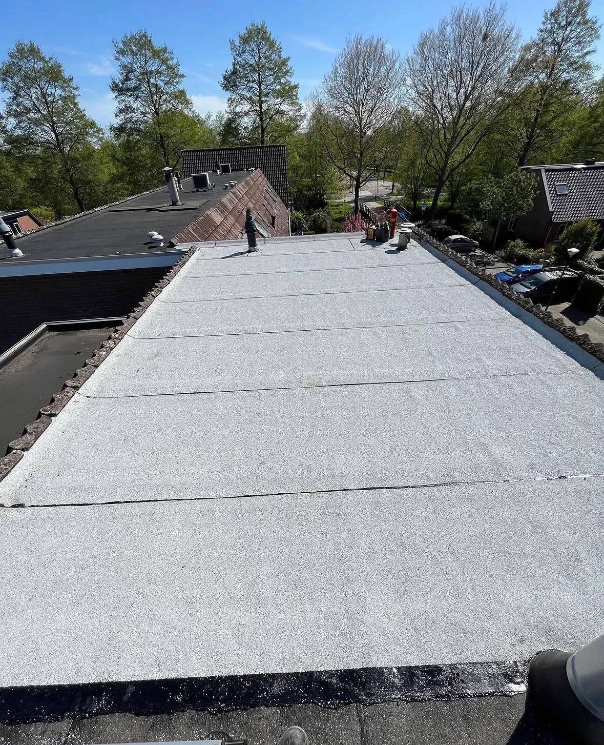 Witte bitumen Leusderkwartier